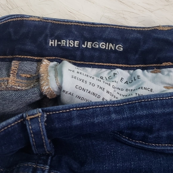 American Eagle Hi-Rise Jegging Jeans Women's 4 Long - Picture 5 of 7